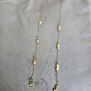 Kate Spade Elegant Gold Bow Necklace